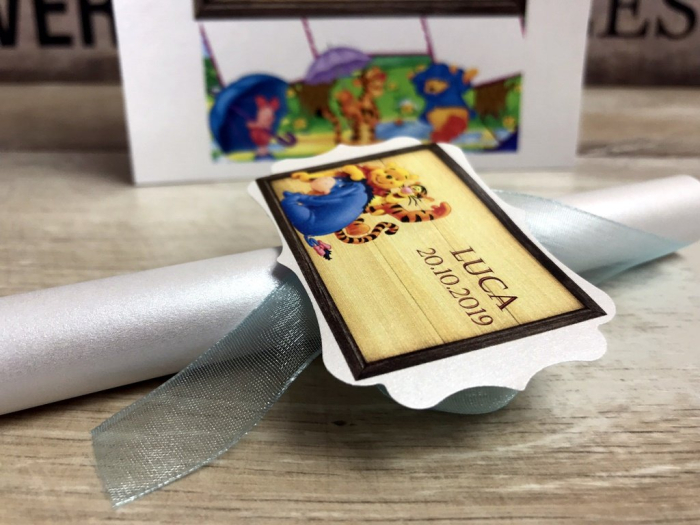 Invitatie papirus Winnie the Pooh [4]