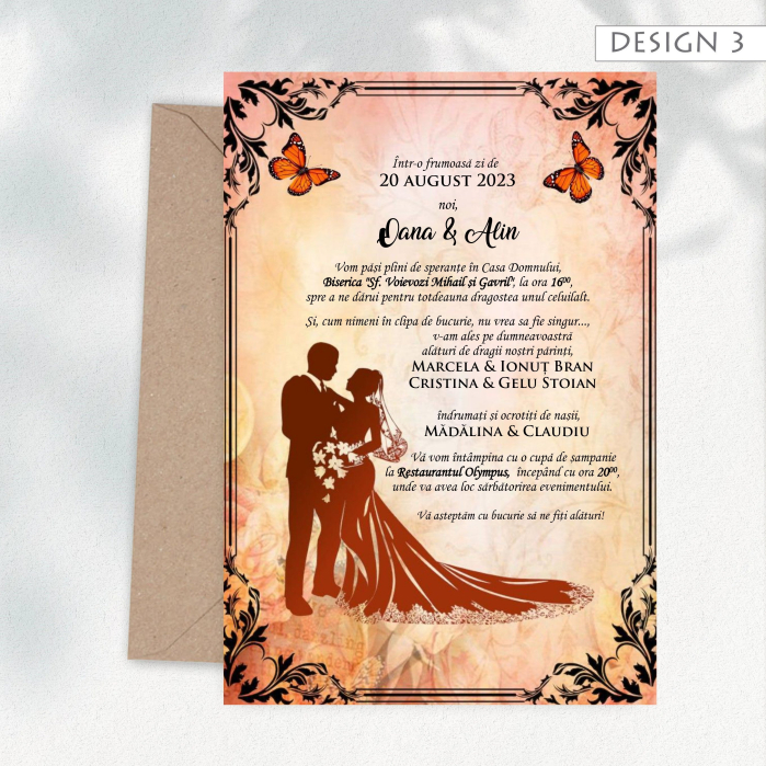 Invitatie Shabby Chic Wedding [3]
