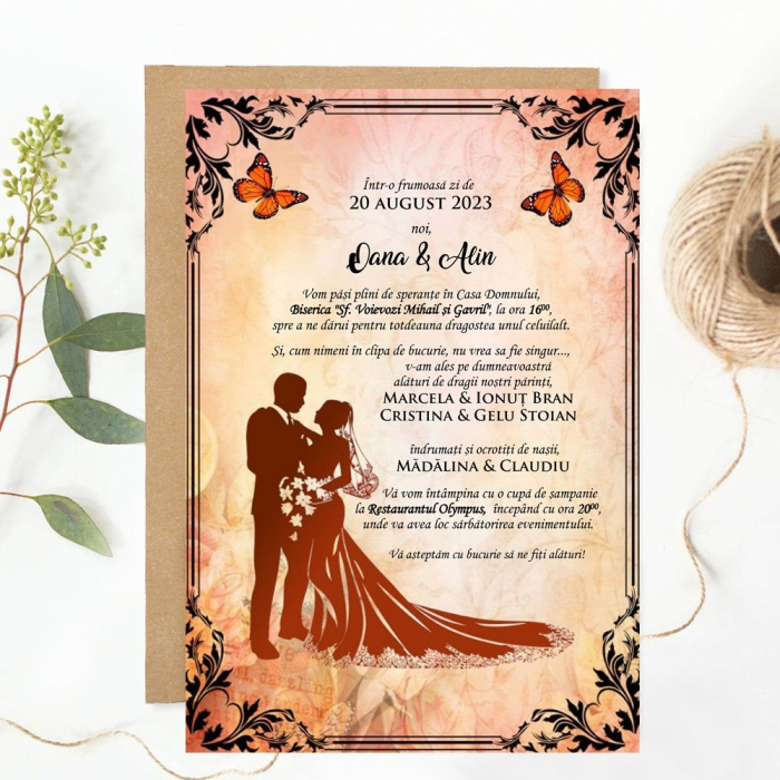 Invitatie Shabby Chic Wedding [2]