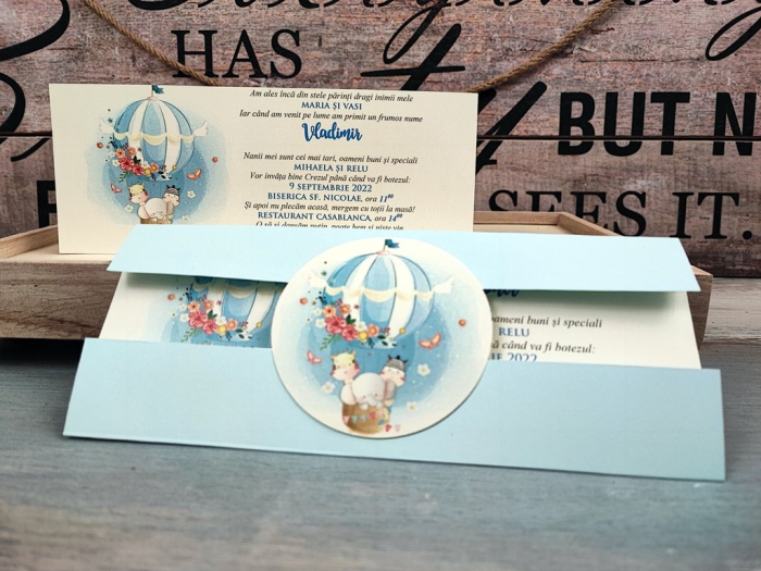 Invitatie - SWEET ELEPHANT BABY [5]