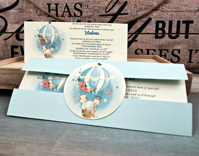 Invitatie - SWEET ELEPHANT BABY [4]