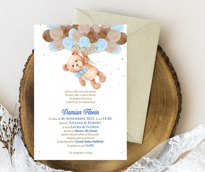Invitatie - SWEET TEDDY [3]