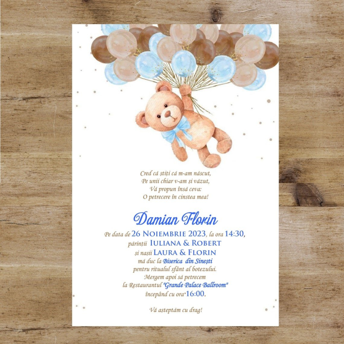 Invitatie - SWEET TEDDY [2]