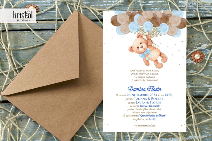 Invitatie - SWEET TEDDY [6]