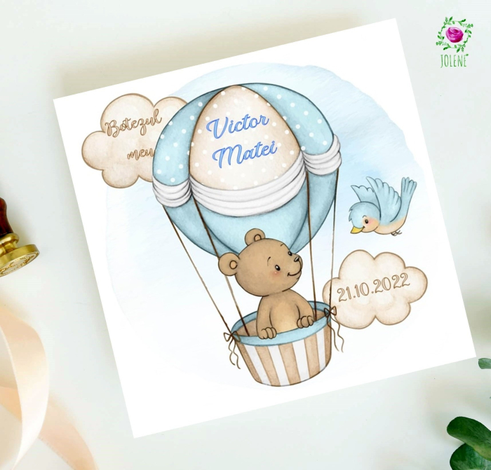 Invitatie - URSULET IN BALON [5]