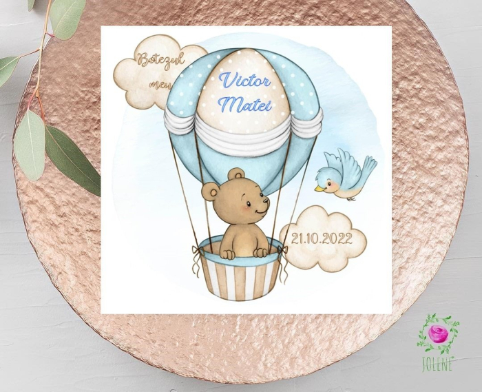 Invitatie - URSULET IN BALON [6]