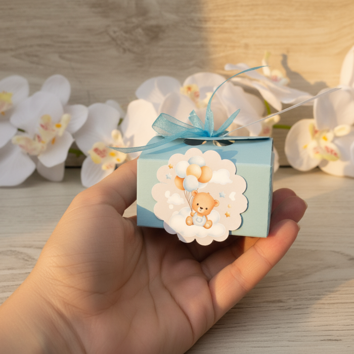 Invitatie BOTEZ Ursulet cu baloane [4]