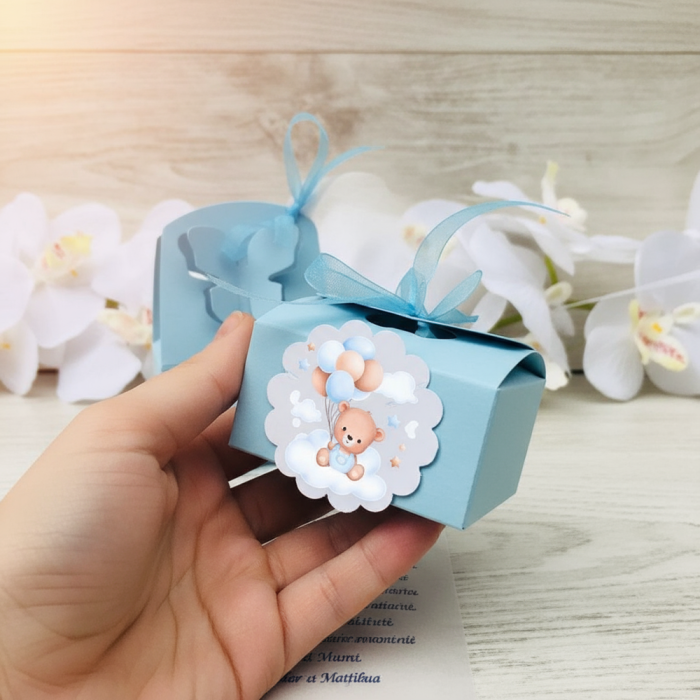 Invitatie BOTEZ Ursulet cu baloane [2]