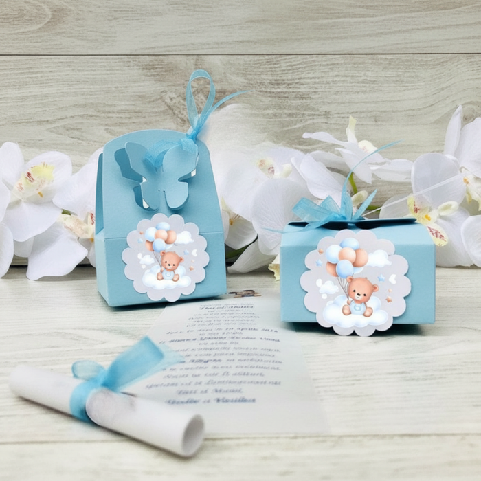 Invitatie BOTEZ Ursulet cu baloane [1]