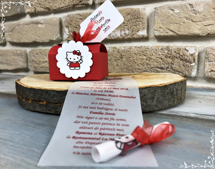 Invitatie vesela cu Hello Kitty [3]