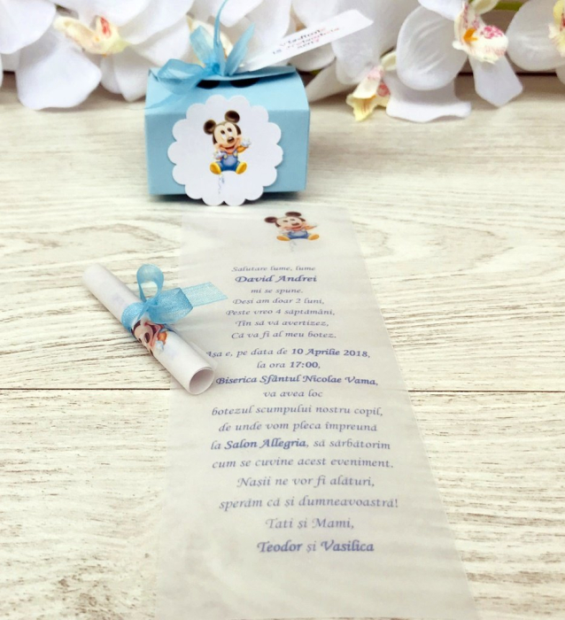 Invitatie vesela cu Mickey Mouse [4]