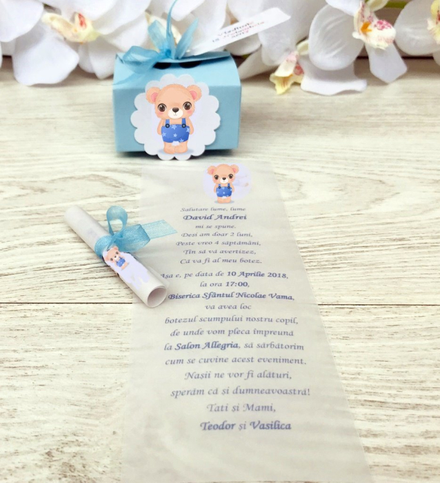 Invitatie vesela - Sweet Bear [3]