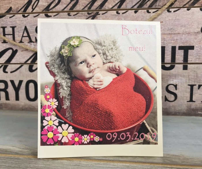 invitatii FOTO - (model crem perlat & plic craft) [7]