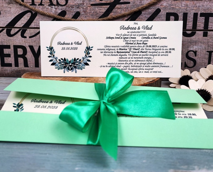 Invitatii nunta GREENERY WEDDING [5]
