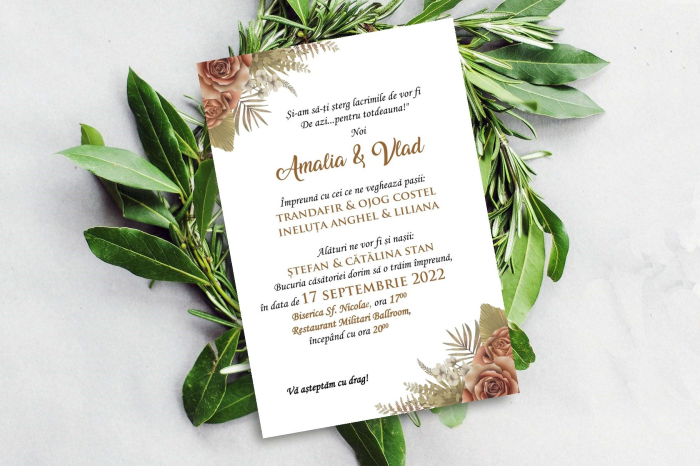 Invitatii nunta - Poveste de Toamna [3]