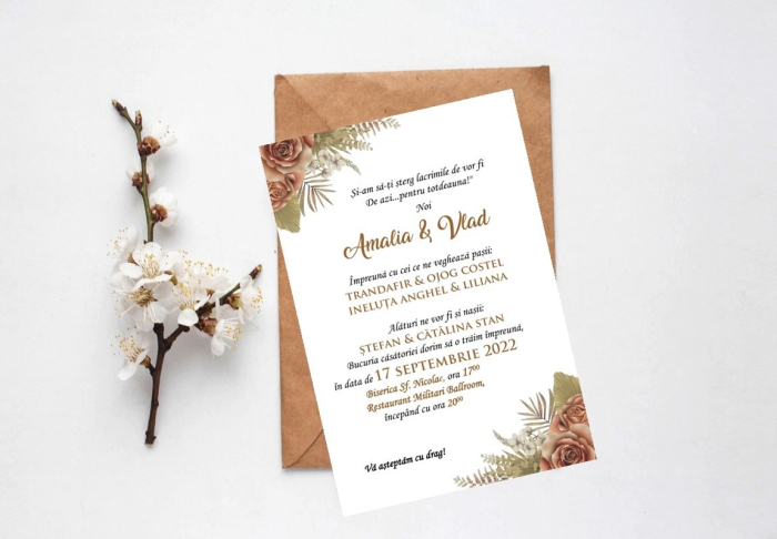 Invitatii nunta - Poveste de Toamna [4]