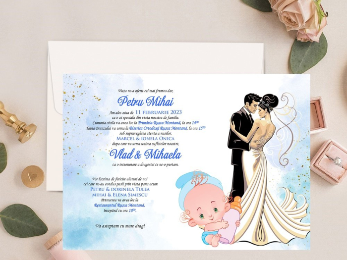 Invitatii nunta si botez PM56 [3]