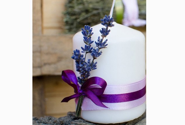 Lumanare cu Lavanda [2]