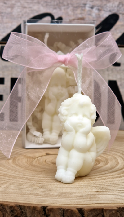 Lumanare INGERAS funda roz [4]