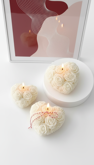 Martisor tip lumanare INIMA [3]