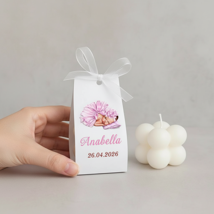 Marturii botez LUMANARE BUBBLE (model bebelusa) [4]