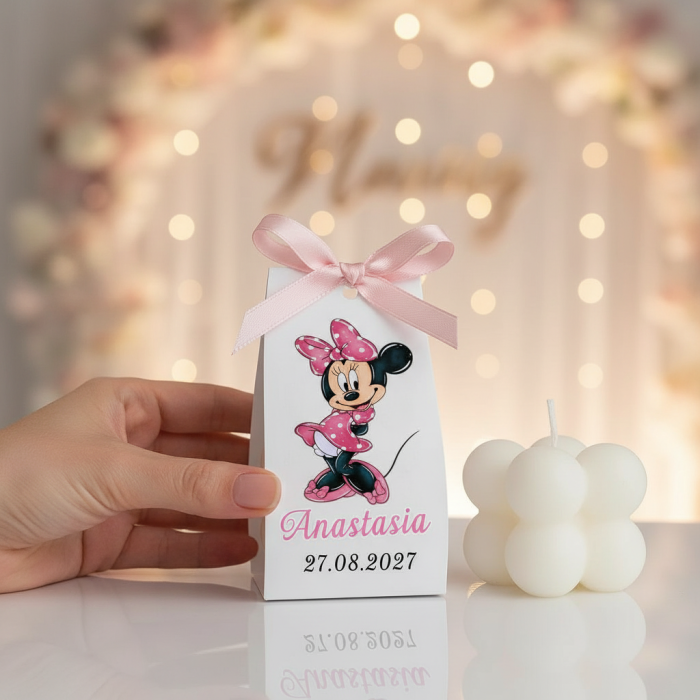 Marturii botez LUMANARE BUBBLE (model Minnie PM157) [4]