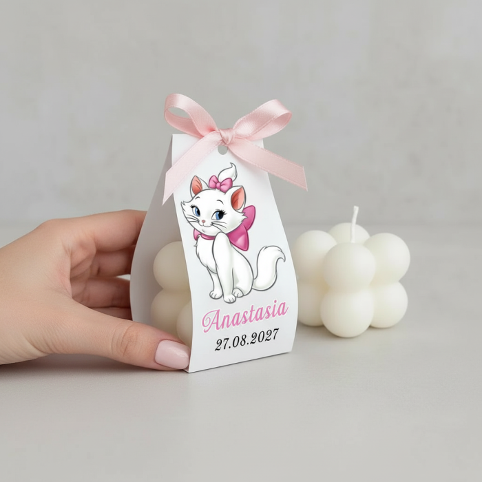 Marturii botez LUMANARE BUBBLE (model pisicuta) [5]