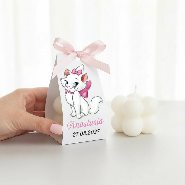 Marturii botez LUMANARE BUBBLE (model pisicuta) [3]