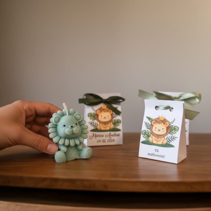 Marturii botez LUMANARE Lion [7]