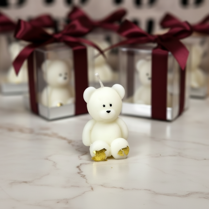 LUMANARE URSULET BURGUNDY [4]