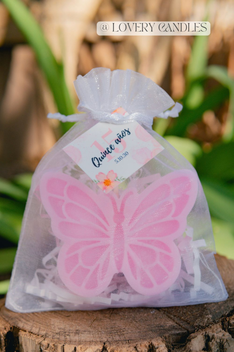 lumanare FLUTURE ROZ [5]