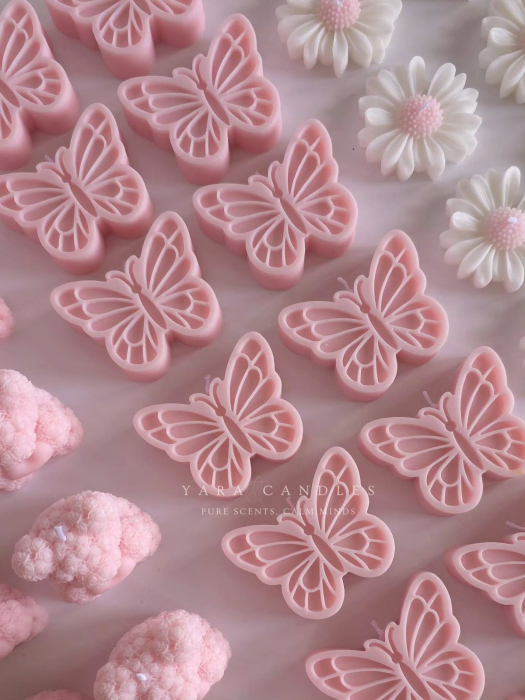 lumanare FLUTURE ROZ [6]