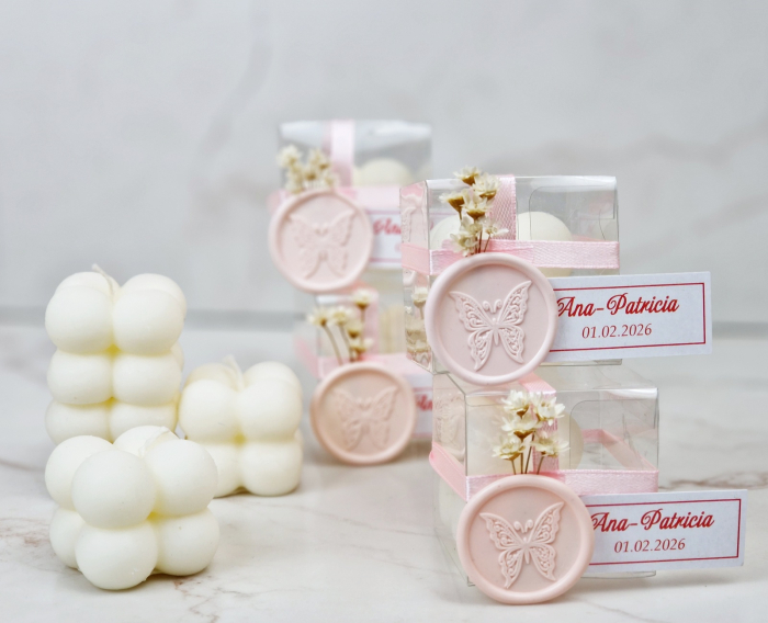 LUMANARE BUBBLE (flori uscate & sigiliu) [8]