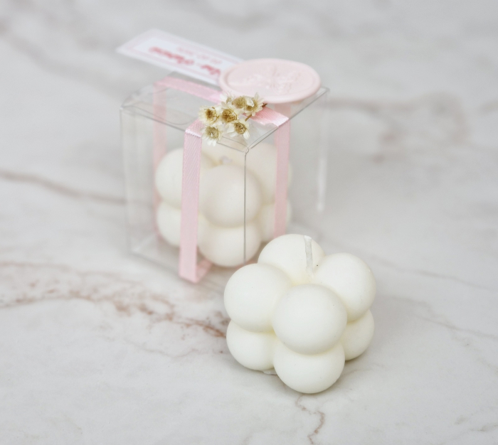 LUMANARE BUBBLE (flori uscate & sigiliu) [10]