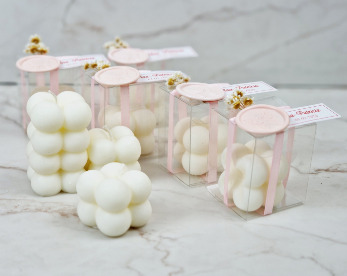 LUMANARE BUBBLE (flori uscate & sigiliu) [5]