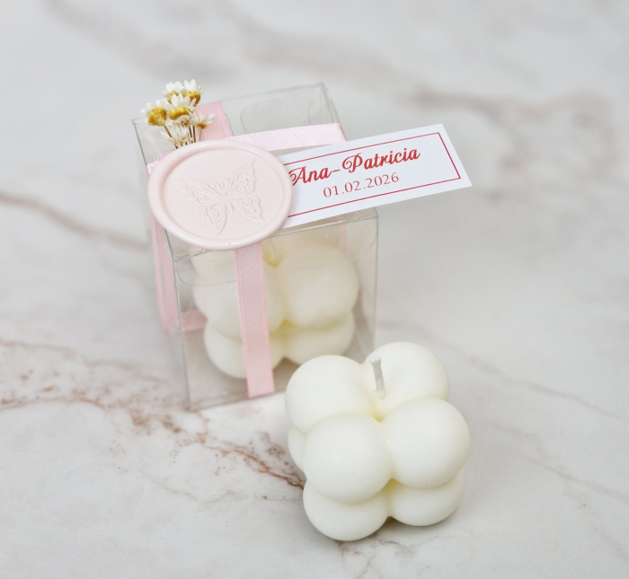 LUMANARE BUBBLE (flori uscate & sigiliu) [11]