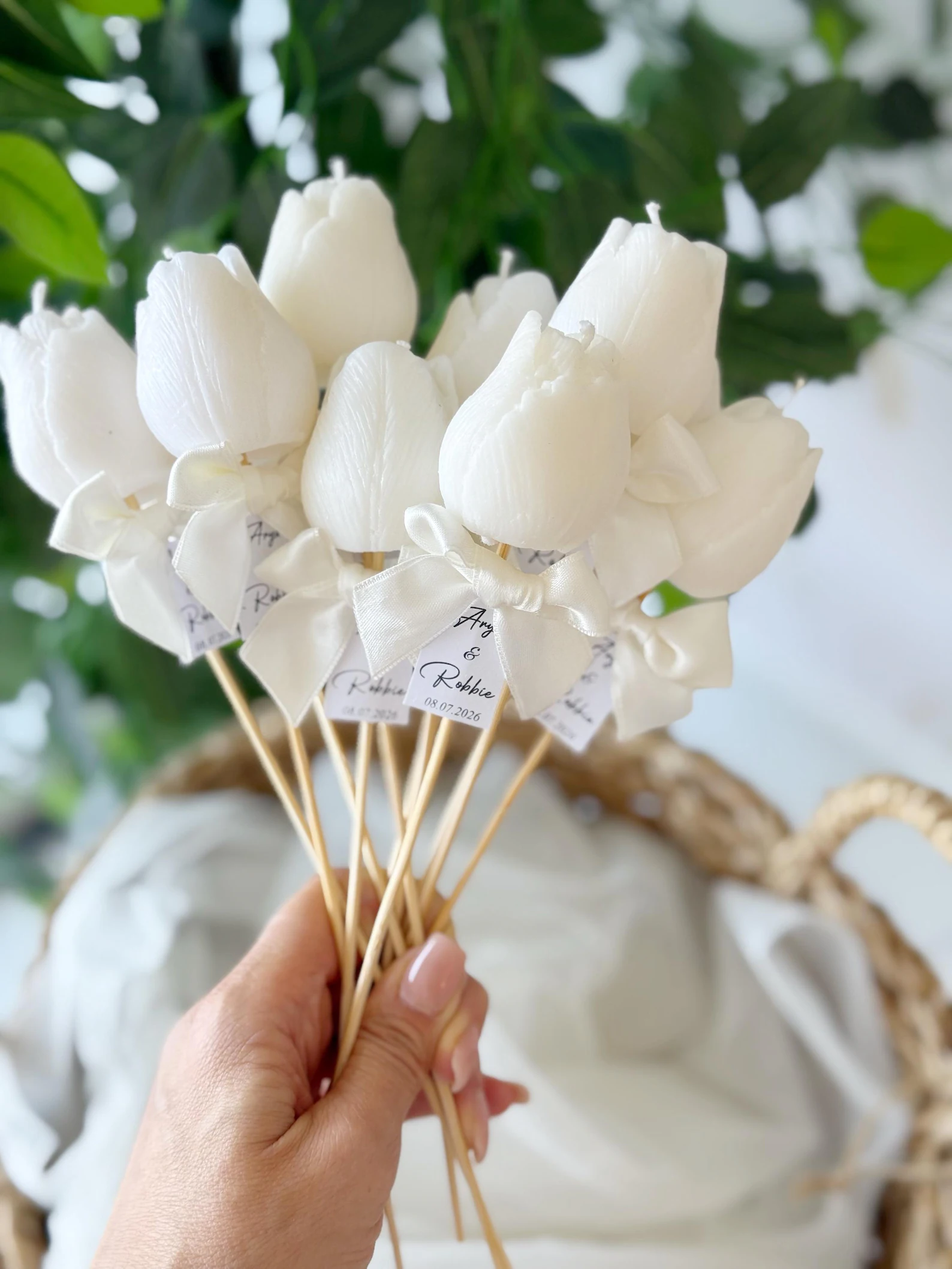 Marturii nunta LUMANARE LALEA [2]