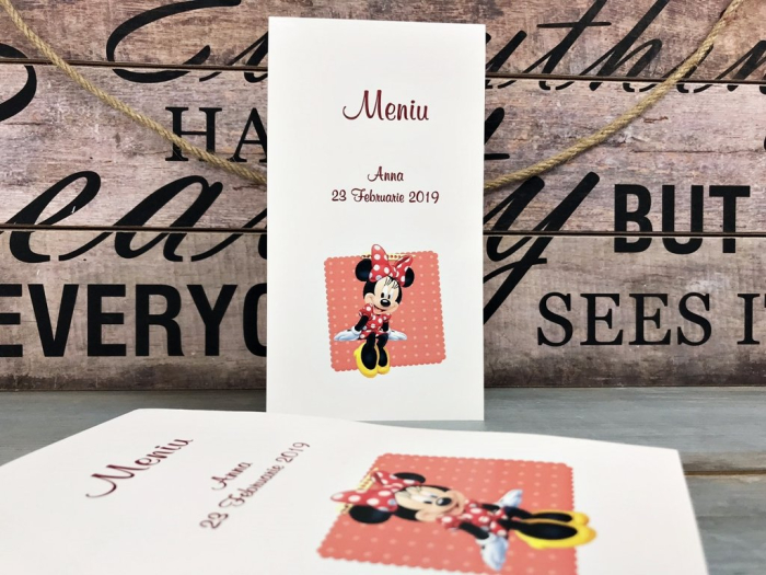 Meniu Minnie Mouse (model rosu) [4]