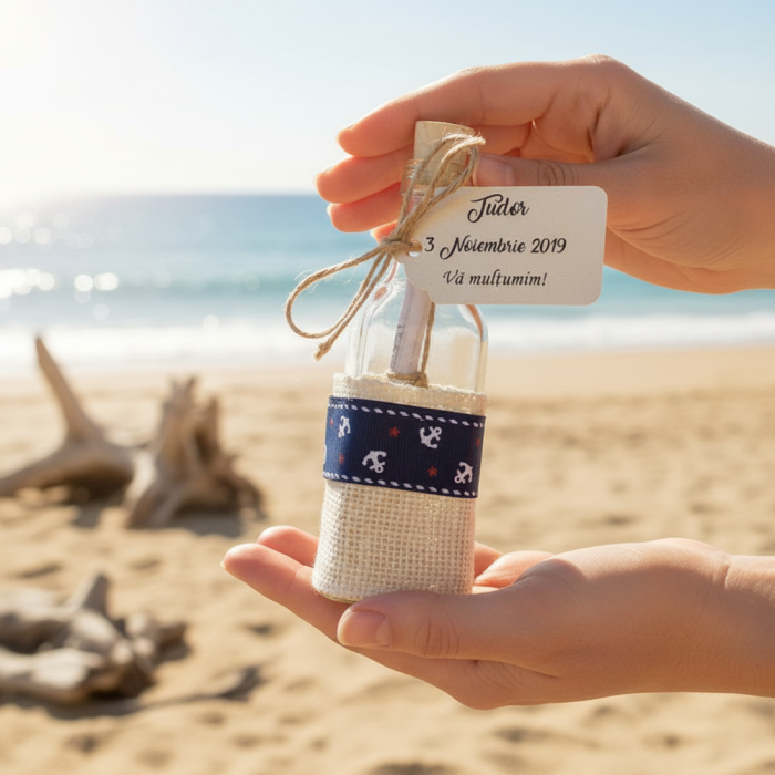 Mesaj in Sticla Nautic - (model bleumarin) [1]