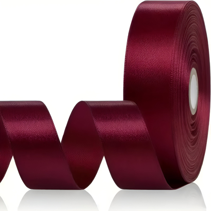 Pamblica satin 2 cm BURGUNDY [2]