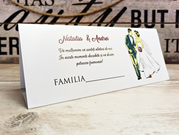 Plic de bani Vintage Wedding [3]
