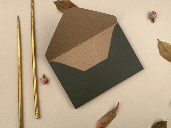 Plic  de invitatii VERDE 10x15C & Sigiliu [2]