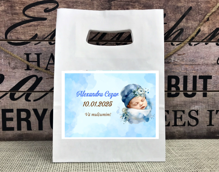 Punga botez SWEET BLUE BABY [1]
