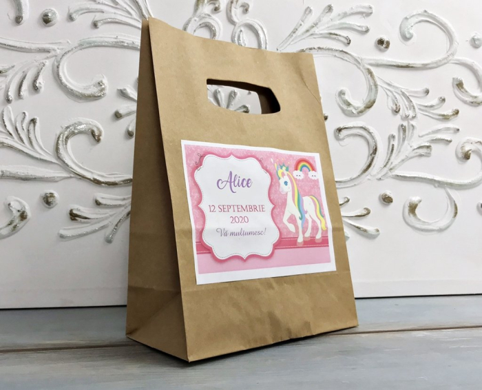 Punga botez UNICORN (model kraft) [4]