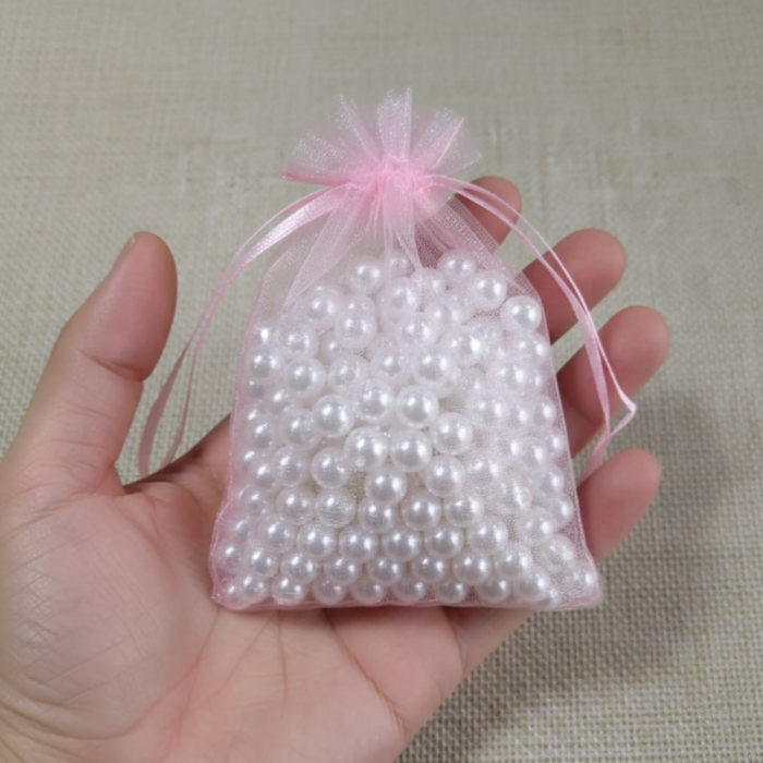 Saculeti organza ROZ  (11 cm x 9 cm) [2]