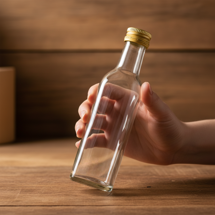 Set 10 buc sticle 100 ml cu dop metalic [6]