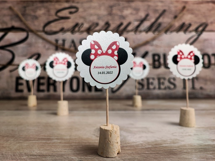 Set 15 Props candy bar - Minnie HEAD [2]