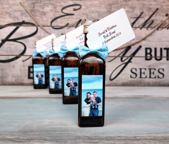 Sticla 100 ml nunta & botez cu FOTOGRAFIE [3]
