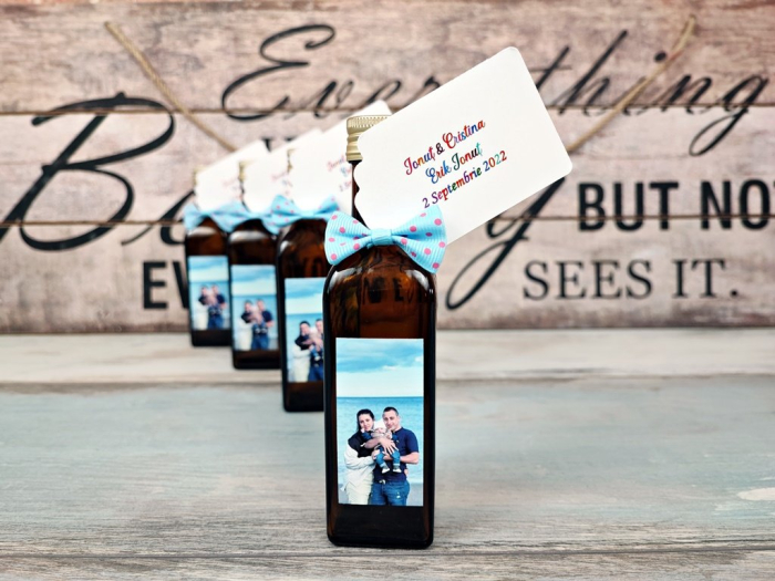 Sticla 100 ml nunta & botez cu FOTOGRAFIE [4]