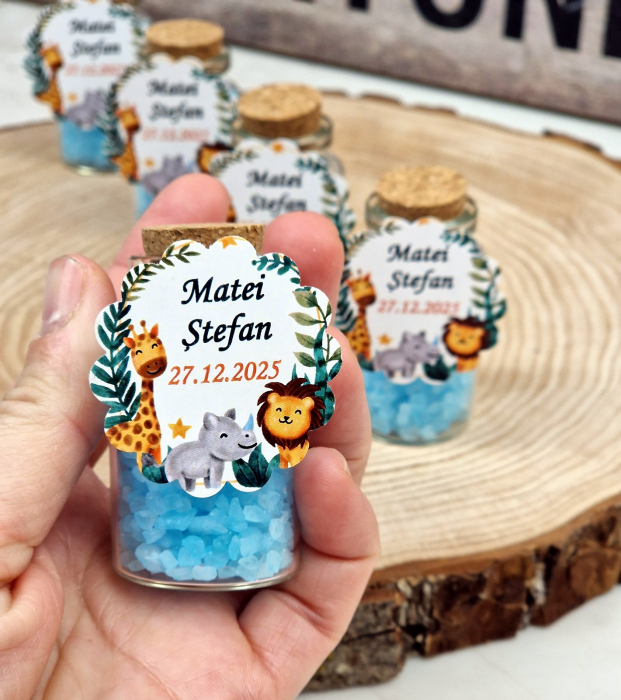 Sticlute Sare de Baie BLUE - model Safari [5]